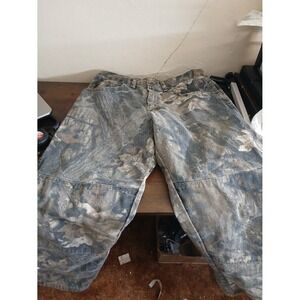 Mens Camouflage Cargo Pants Outdoor Hunting Work Casual Size 34x32